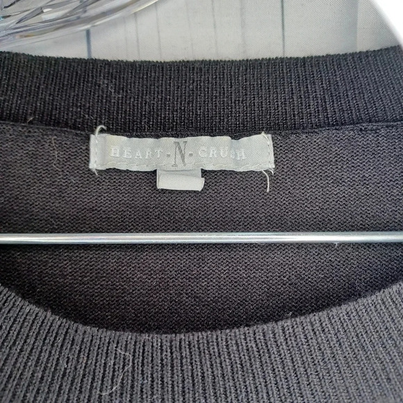 Heart N Crush black sweater - Picture 4 of 7